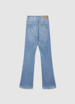 Mid-rise bootcut jeans