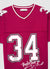 T-shirt over con stampa numeri