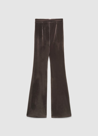 Leggings longs évasés en velours côtelé