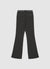 Flared trousers with a satin waistband