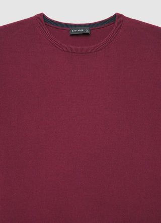 Plain crew neck sweater