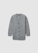 Oversize-Cardigan mit Knöpfen - XS