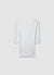 Solid colour ribbed T-shirt