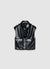 Gilet smanicato con applicazioni gioiello