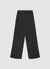 Wide-leg straight trousers with belt