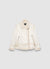 Sheepskin-effect jacket with asymmetrical zip