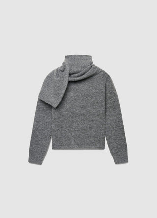 Cardigan mit Schalkragen und Knöpfen