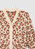 Cardigan con bottoni animalier