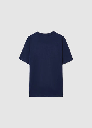 T-shirt a girocollo a tinta unita