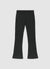 Flared trousers with an elasticated waistband