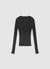 T-shirt a coste con strass
