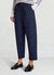 Karottenhose aus Baumwoll-Satin