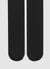 Double-layered plain-colour tights